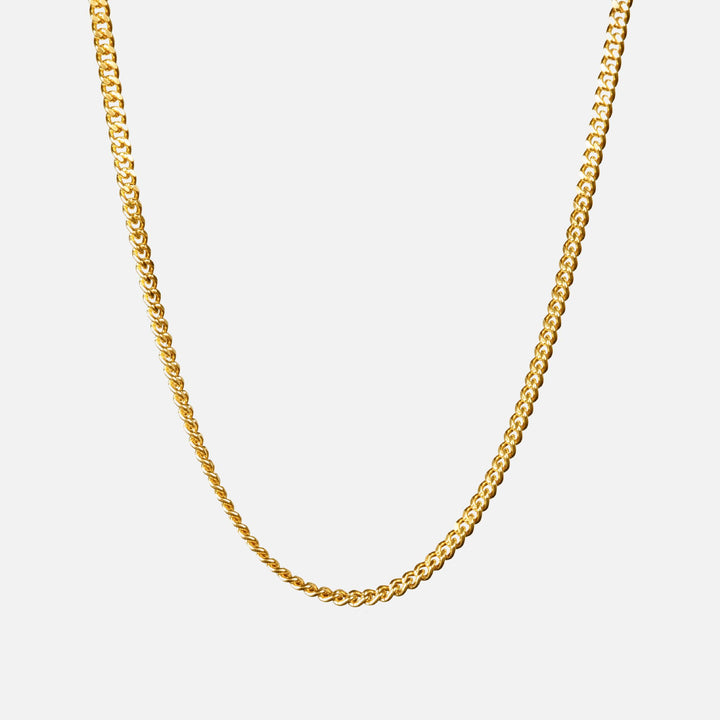 Curb Necklace Gold